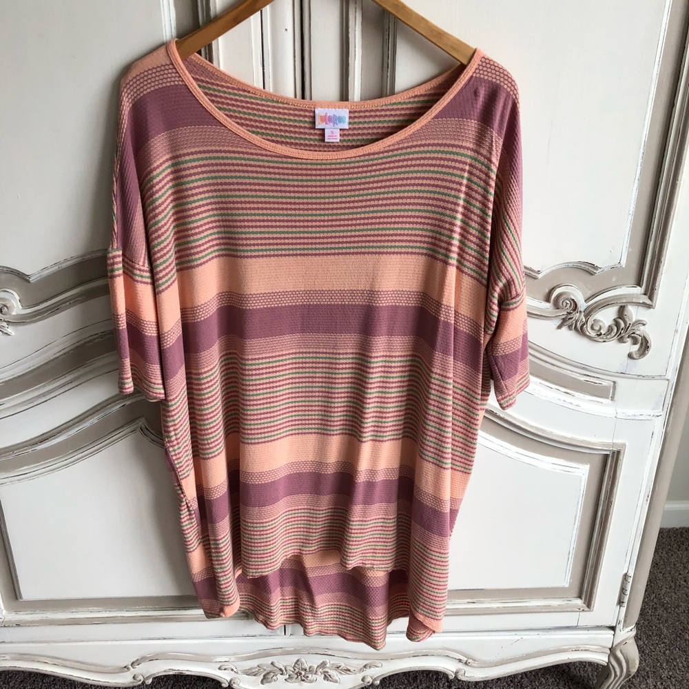 Lularoe Irma striped top